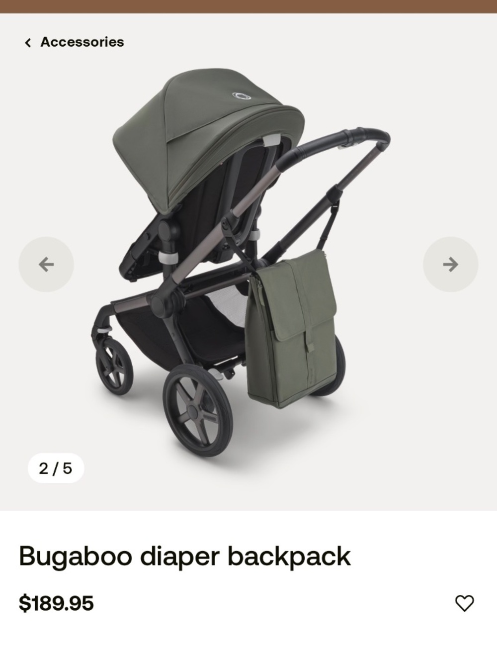 NWT Bugaboo Changing Backpack - Picture 2 of 12